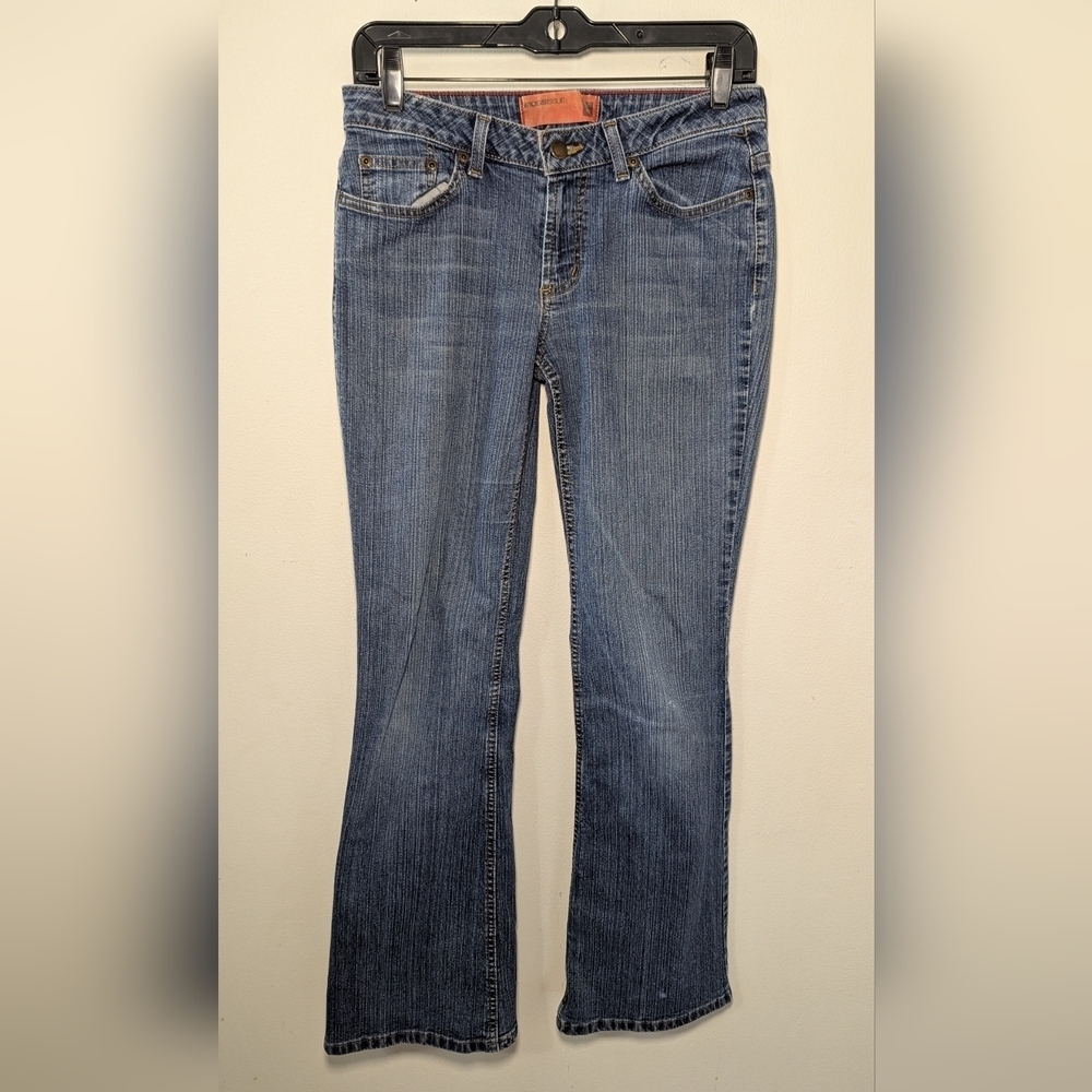 Mossimo Y2K Bootcut Jeans Cotton Stretch Low-Rise Medium Wash Junior's Size 7